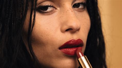 youtube zoe kravitz x ysl lipstick review|ysl x zoe kravitz.